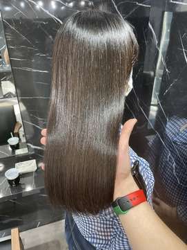 ケアカラー×髪質改善/大人かわいい/カーキグレージュ/ボブ